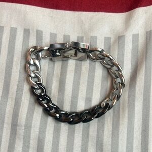 Chunky Silver Chain Bracelet